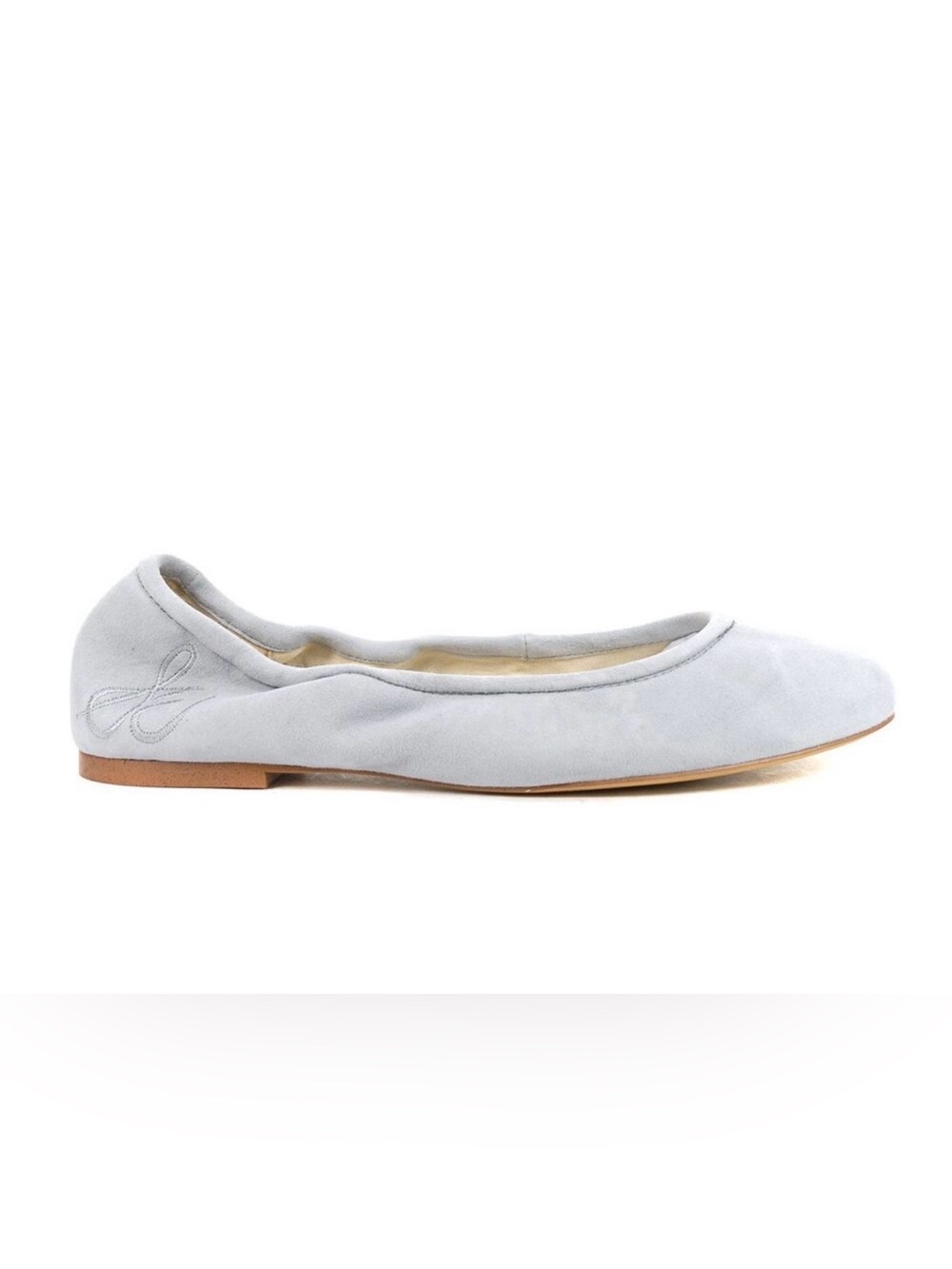 Sam Edelman Light Blue Suede Ballet Flat